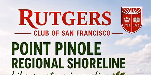 Join the Rutgers Club of San Francisco at the Point Pinole Regional Shoreline!