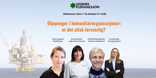 Oljepenger i humanit\u00e6rorganisasjoner: Etisk forsvarlig?