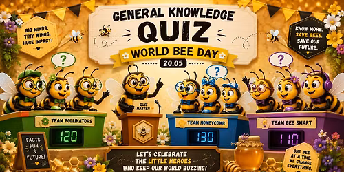 General Knowledge Quiz EN + BG - WORLD BEE DAY 20.05 \ud83d\udc1d