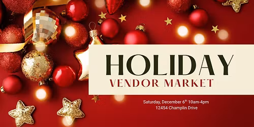 Holiday Vendor Market at Champlin Threads & Co