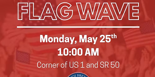 Memorial Day Flag Wave