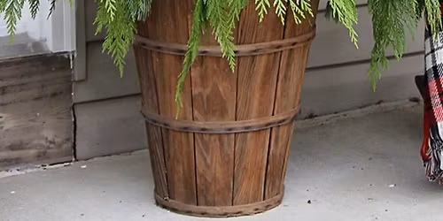 \ud83c\udf84Holiday Porch Pot Class at West & Co. 