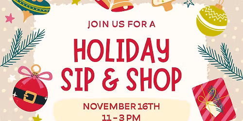 Sip & Shop Vendor Market