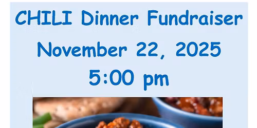 Chili Dinner Fundraiser (for food programs)