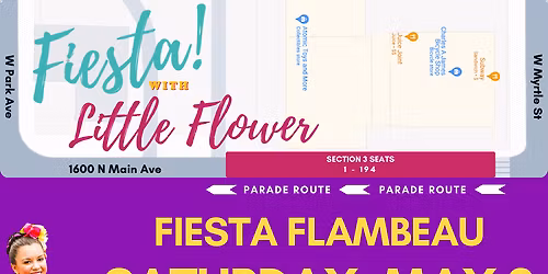 Fiesta Flambeau Parade at Fiesta Flambeau Parade Route