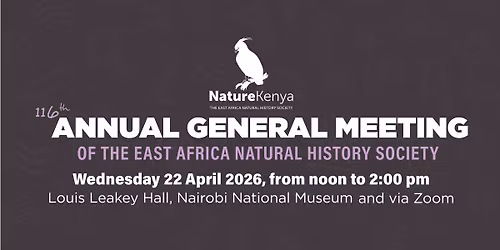 116th Annual General Meeting of the EANHS