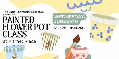 Painted Flower Pot Class