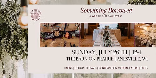 Something Borrowed | A Wedding Resale Event