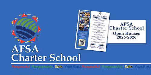 AFSA Charter School Open Houses - Elementary and High School