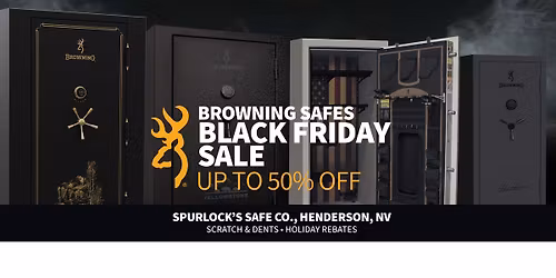 Spurlock's Safe Co. Black Friday Browning Safes Sale
