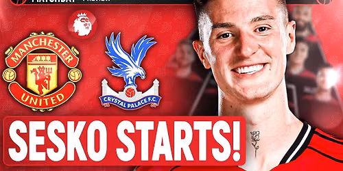 Crystal Palace vs Manchester United at Selhurst Park Stadium
