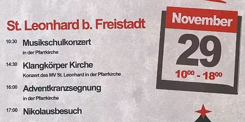 Adventmarkt St. Leonhard bei Freistadt