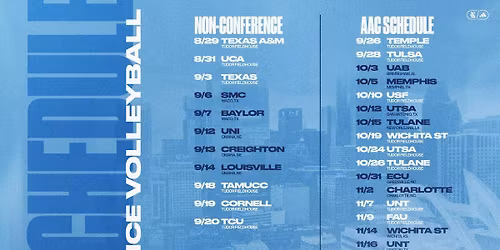 Parking Rice Owls at Wichita State Shockers Womens Volleyball