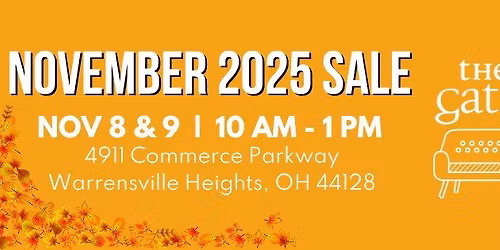 November 2025 Warehouse Sale: The Gathering Place Vintage Furnishings Warehouse