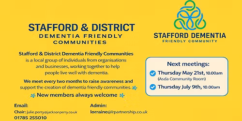 Making Stafford a Dementia Friendly Town Meeting 