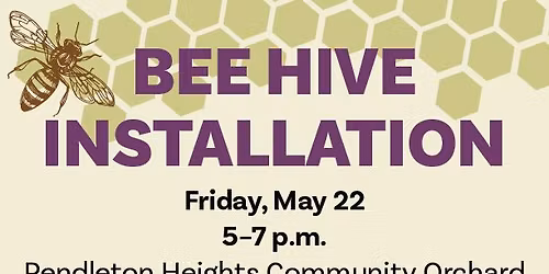 PH Community Orchard Bee Installation Celebration!