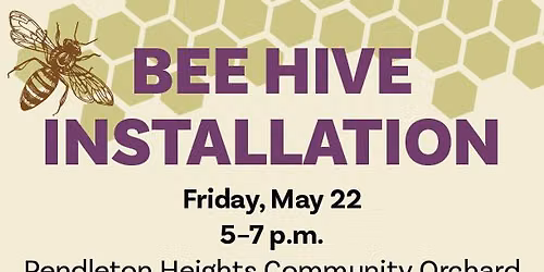 PH Community Orchard Bee Installation Celebration!