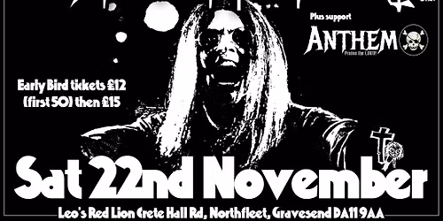 Ultimate Ozzy UK (Ozzy & Black Sabbath Tribute) & Anthem LIVE @ LEOS (heavy metal 