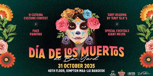 D\u00cdA DE LOS MUERTOS HALLOWEEN PARTY AT BAR.YARD