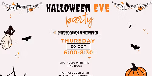 Cheesecakes Unlimited Halloween Eve Party
