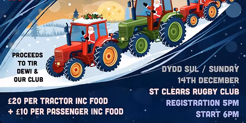 St Clears YFC Christmas Tractor Run