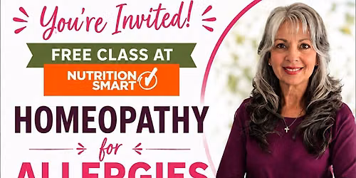 FREE EVENT: Homeopathy for Allergies
