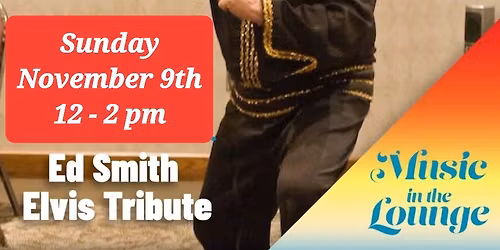 Live Music! Elvis Gospel Tribute by Ed Smith!