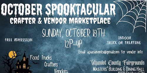 8th Annual October Spooktacular Crafter & Vendor Marketplace