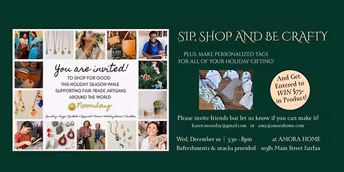 Sip, Shop & Be Crafty