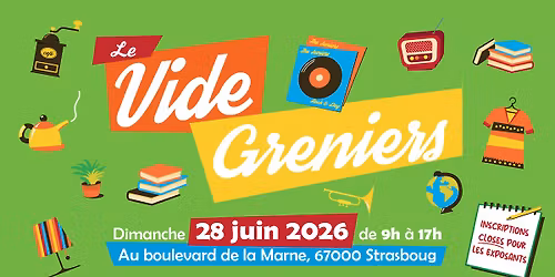 Vide-greniers du boulevard de la Marne
