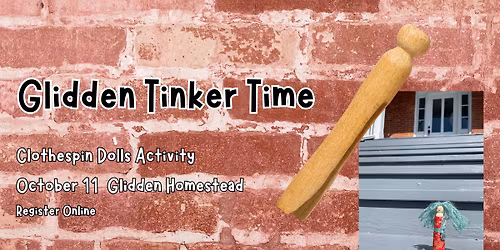 Glidden Tinker Time: Clothespin Dolls