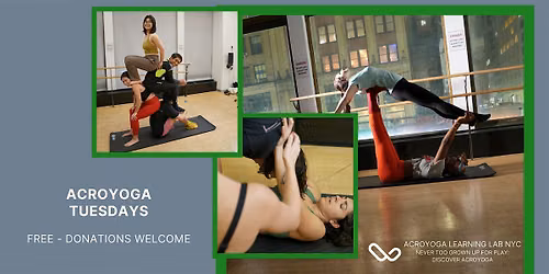 Acroyoga Learning Lab : Tuesdays Acroyoga
