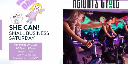 She CAN! Small Business Saturday with Heights Cycle