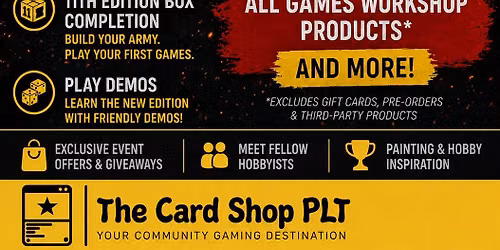 Warhammer 40k 11th Edition Release pParty!