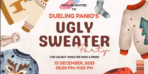 Ugly Sweater Party with Dueling Pianos!