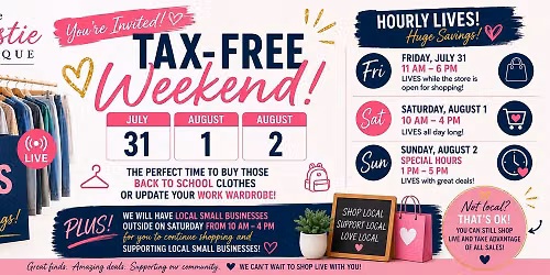 Tax Free Weekend Event