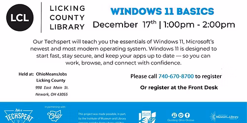 FREE Computer Class - Windows 11 Basics