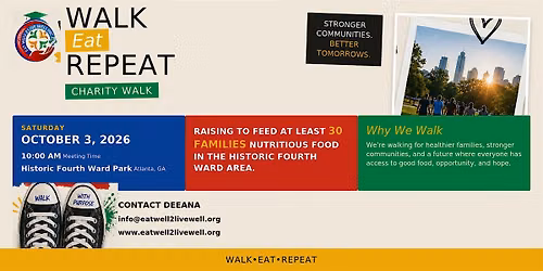 Walk Eat Repeat Charity Walk
