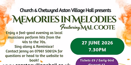 Memories in Melodies: 40s to the 70s!