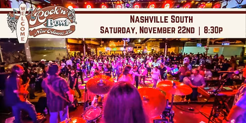 Nashville South | Rock'n'Bowl\u00ae New Orleans