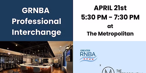 April Professional Interchange @ The Metropolitan!