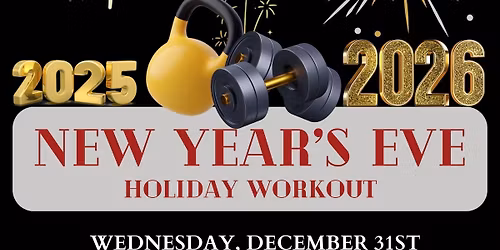 New Year's Eve Holiday Workout