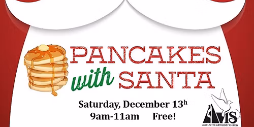 SPREAD THE CHEER!!! Santa is coming to the Avis United Methodist Church!!