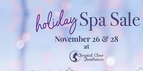 Holiday Spa Sale Event