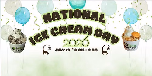 National Ice Cream Day at Rolling Monkey
