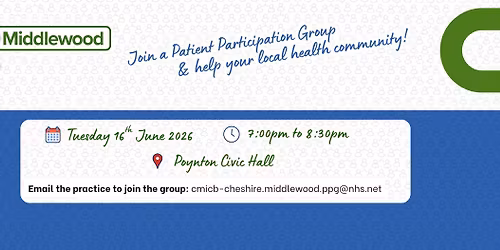 Poynton Patient Participation Group Meeting