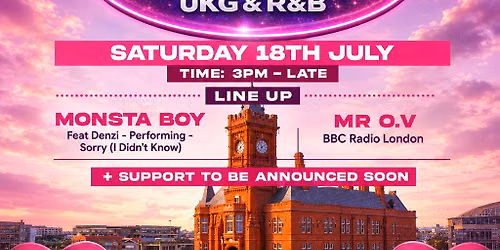 Summer Of Love UKG & R&B Summer Outdoor Day Party Cardiff