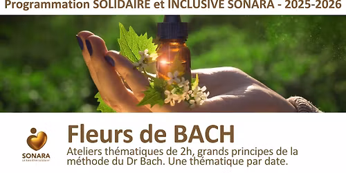 Atelier Fleurs de BACH : Perte de poids et Fleurs de Bach