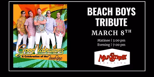 Beach Boys Tribute called Good Vibrations | LIVE at Main Street Crossing