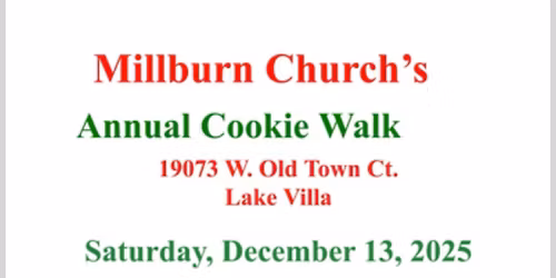 Millburn Church Annual Cookie Walk